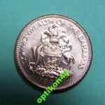 Багамы 1998 год монета 1 цен