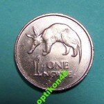Замбия 1983 год монета 1 нгве